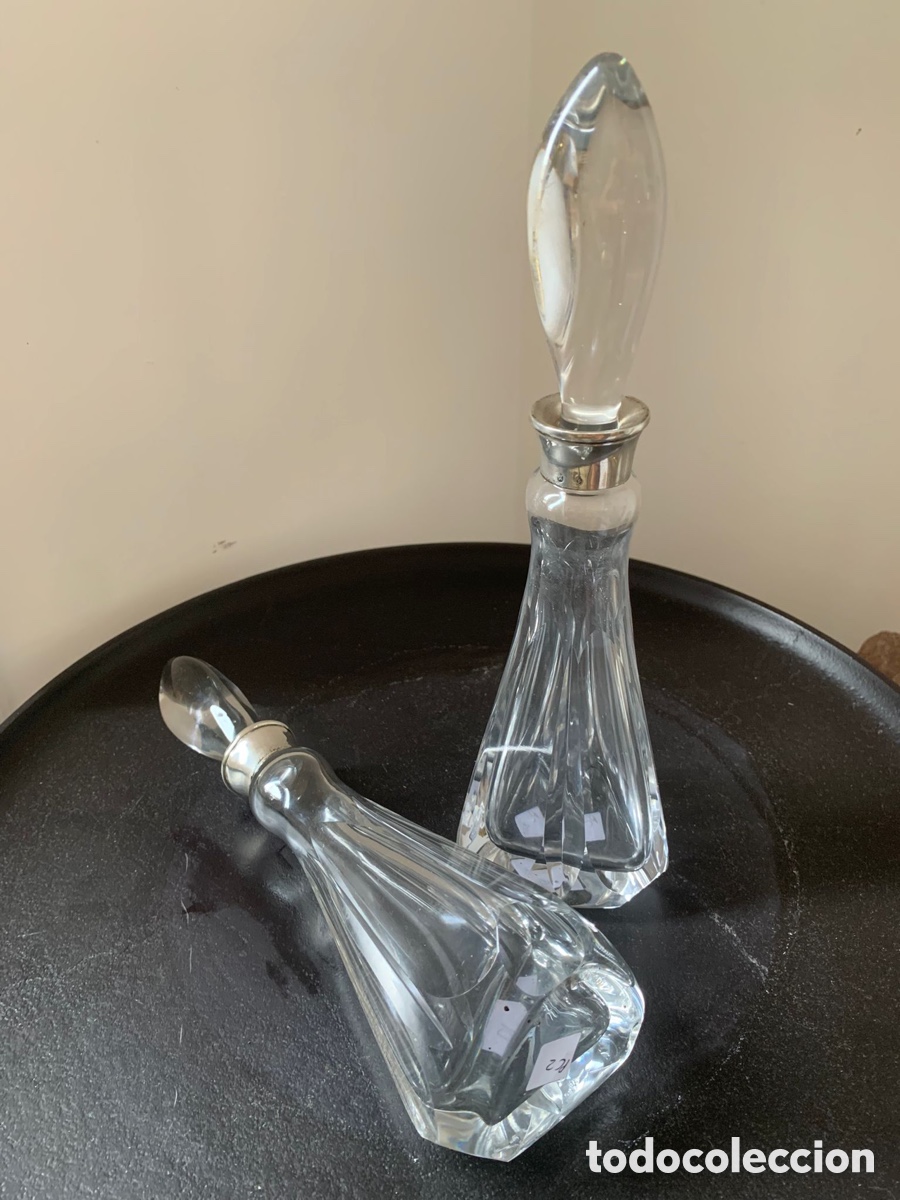 Antig&uuml;edades: Pareja botellas perfumero - Foto 2