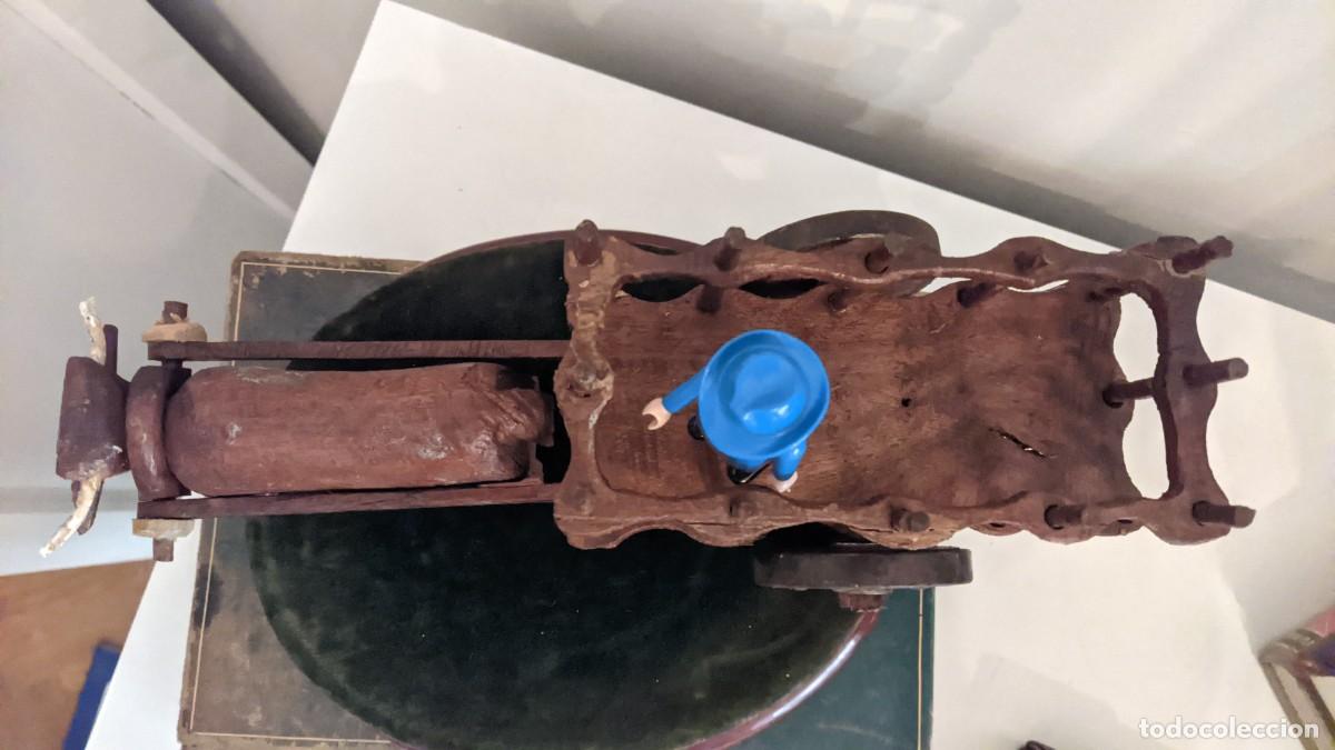 Antig&uuml;edades: ANTIGUO CARRO MADERA BUEYES VASCO - Foto 2
