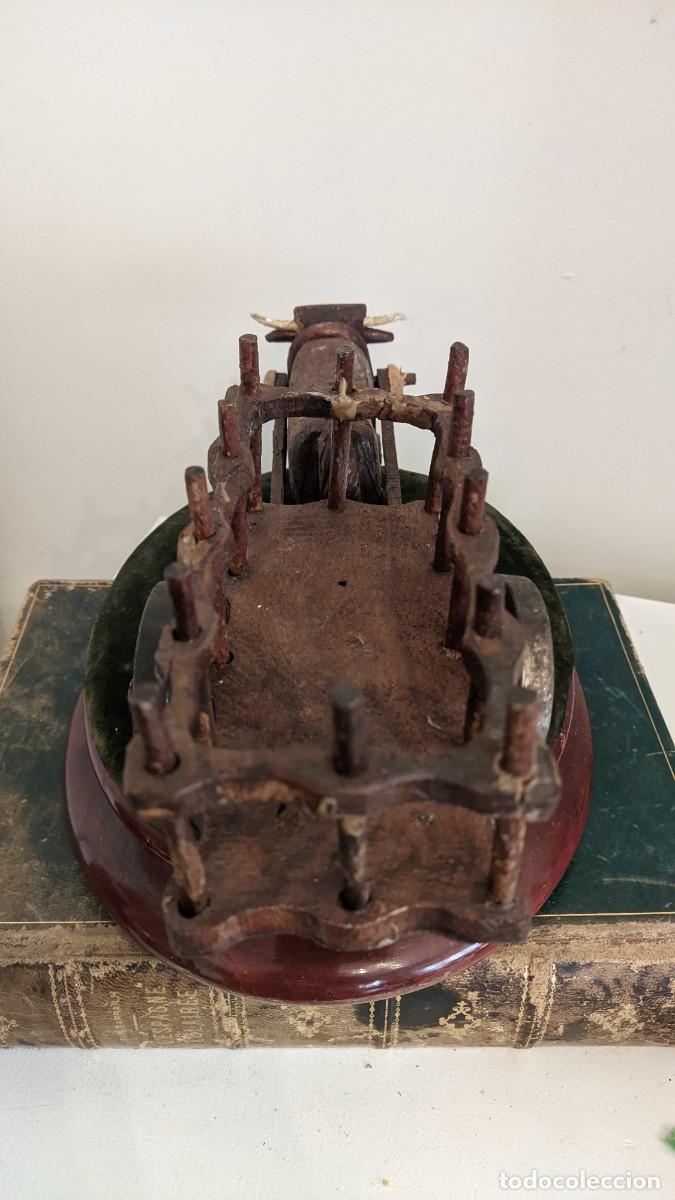 Antig&uuml;edades: ANTIGUO CARRO MADERA BUEYES VASCO - Foto 6