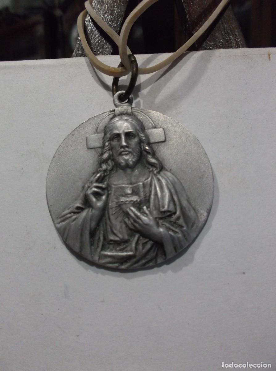 Antig&uuml;edades: 9- MEDALLA DEL SAGRADO CORAZON DE JESUS. - Foto 1