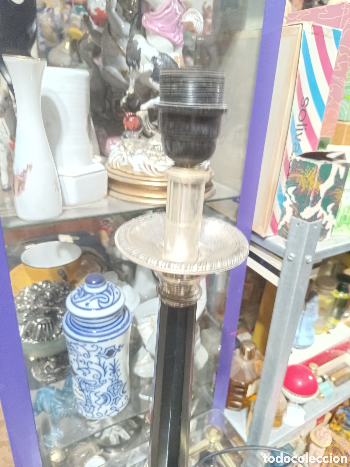 Antig&uuml;edades: Lampara de sobremesa Art deco - Foto 2