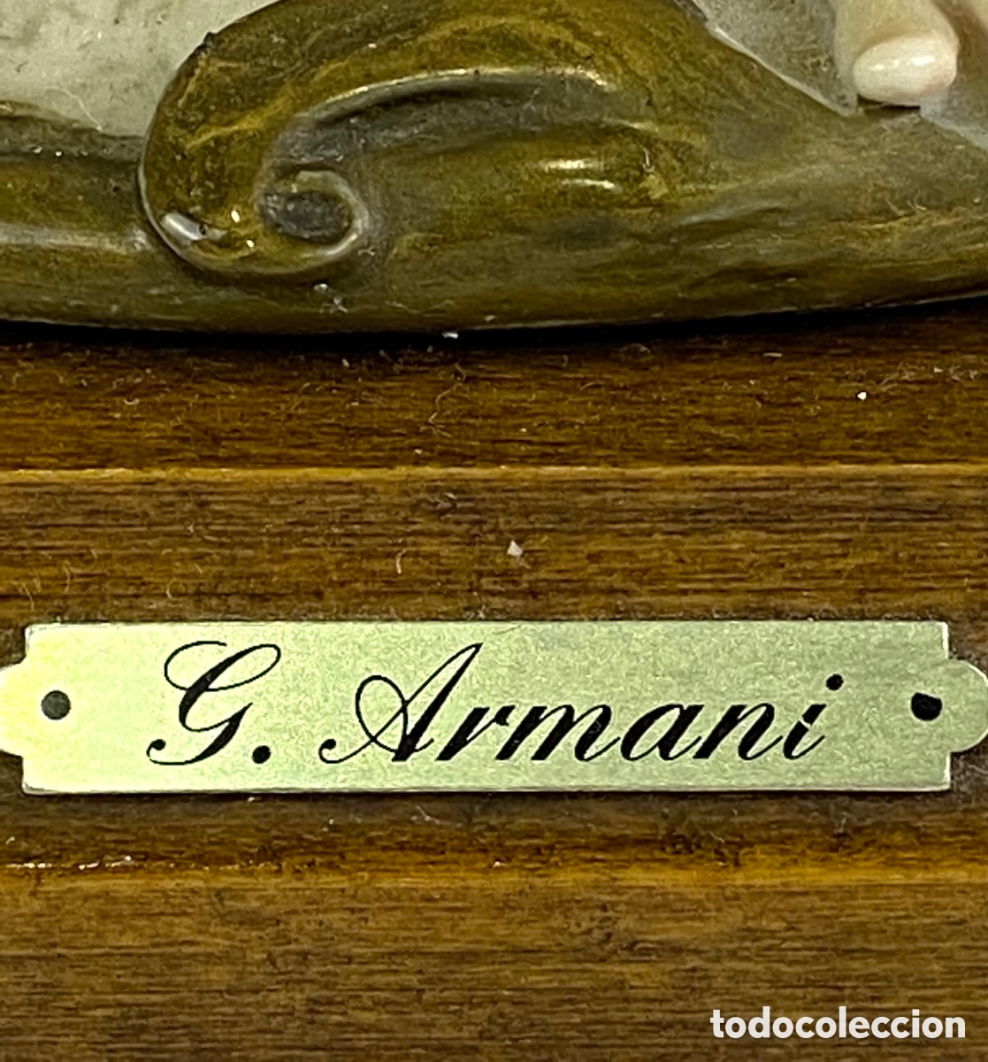 Antig&uuml;edades: GIUSEPPE ARMANI - CHICA CON CORDERO - CAPODIMONTE - Foto 10