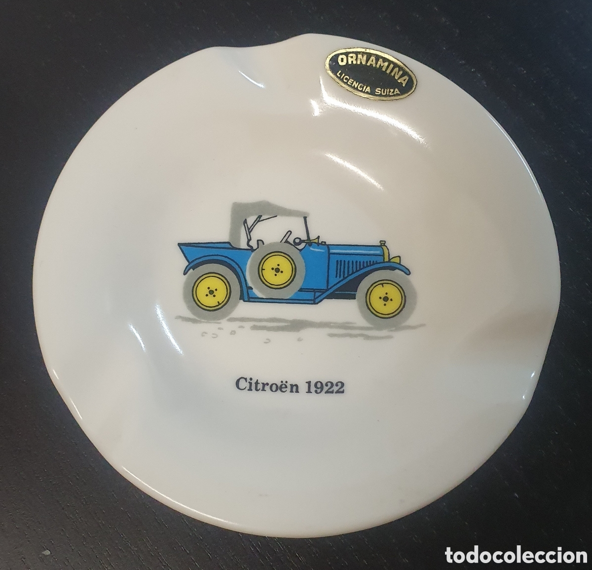 Antig&uuml;edades: Cenicero Ornamina Citro&euml;n 1922