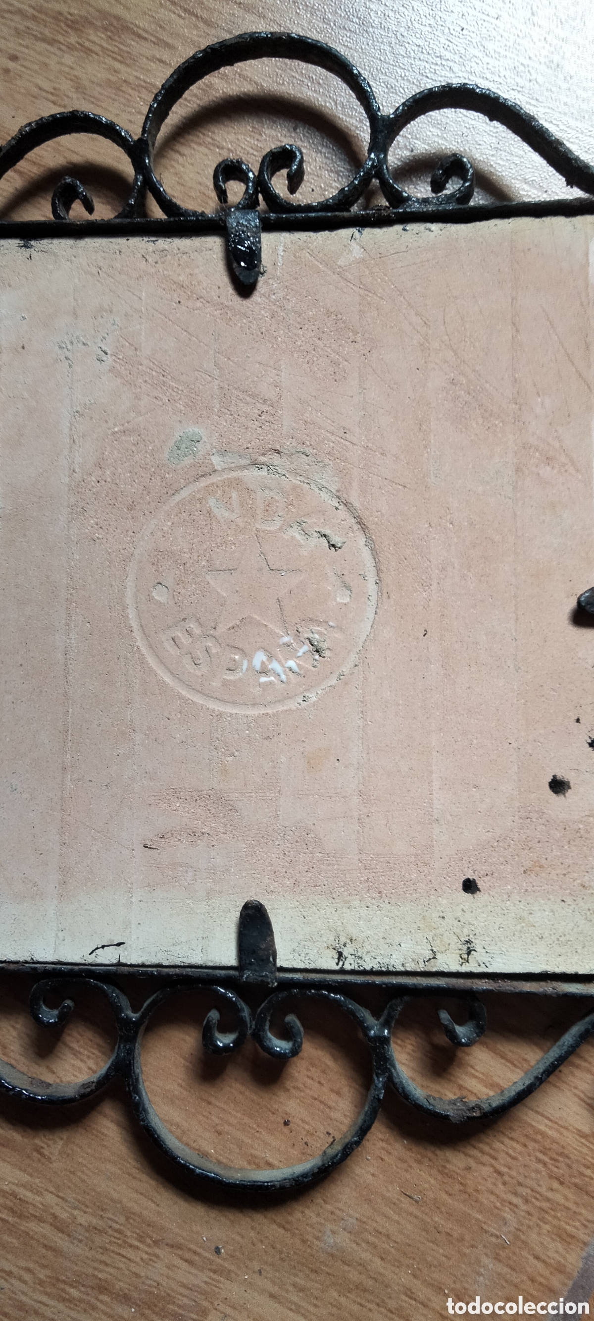 Antig&uuml;edades: AZULEJO CON HERRAJE - Foto 6