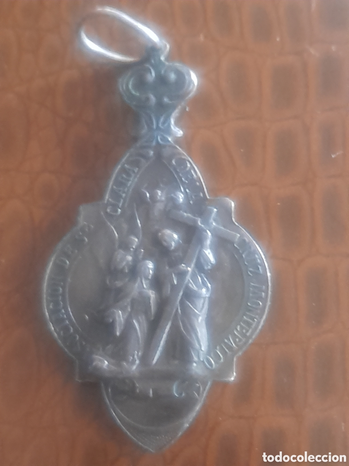 Antig&uuml;edades: Ant.medalla a doble cara de Casia y Asociaci&oacute;n de Santa Clara de la Cruz Montefalco