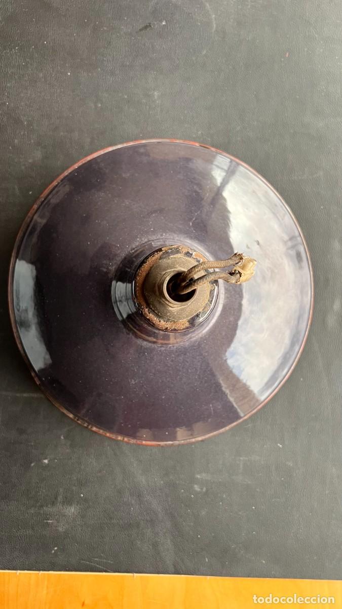 Antig&uuml;edades: Lampara antigua industrial - Foto 3