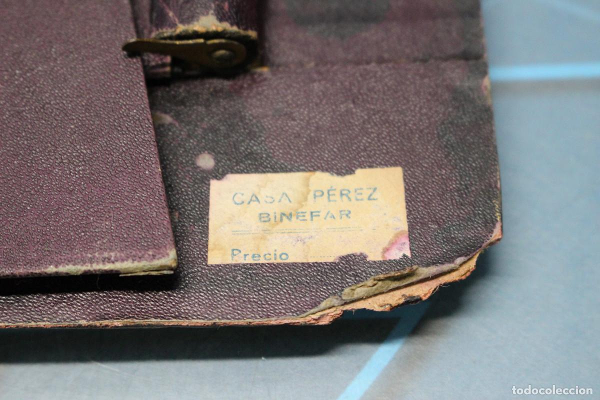 Antig&uuml;edades: Marco antiguo de cuero repujado. - Foto 4
