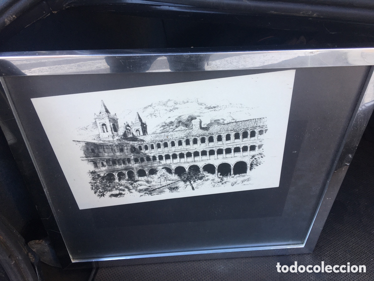 Antig&uuml;edades: Grabado Taboada galicia oleo graf&iacute;a - Foto 1