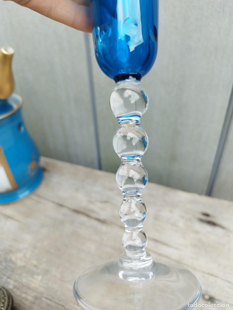Antig&uuml;edades: Copa de cristal saint louis - Foto 2