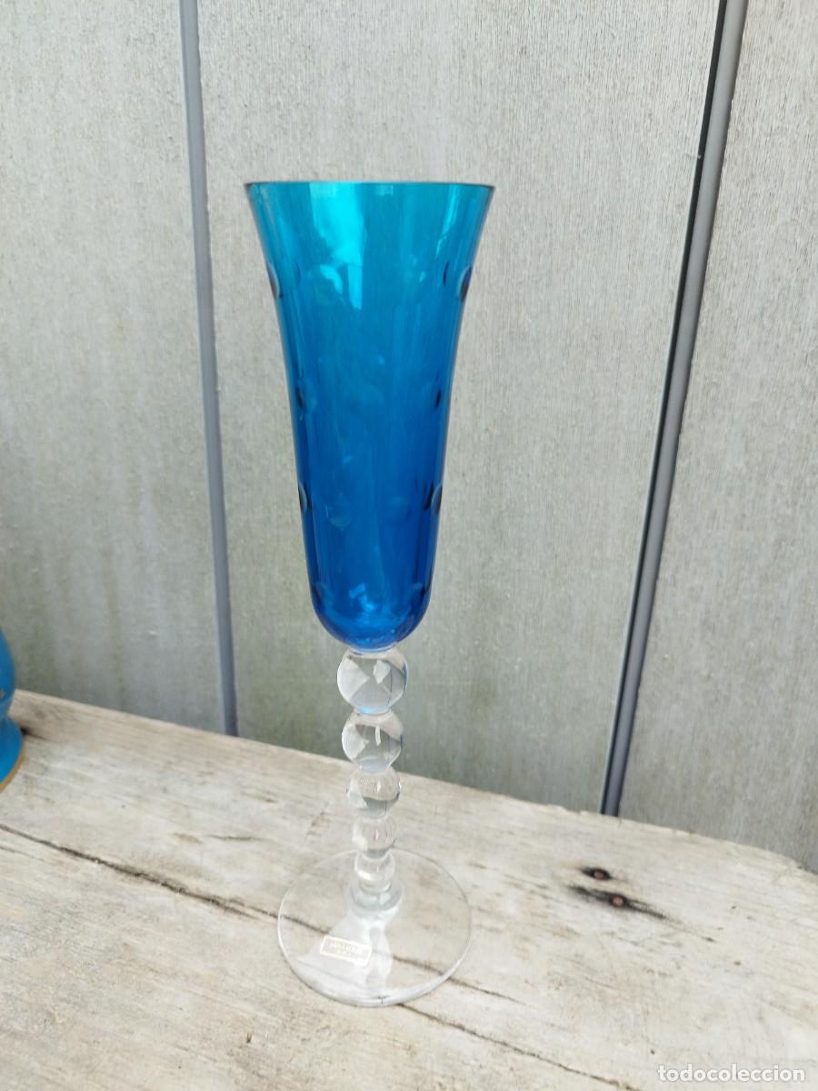 Antig&uuml;edades: Copa de cristal saint louis - Foto 3
