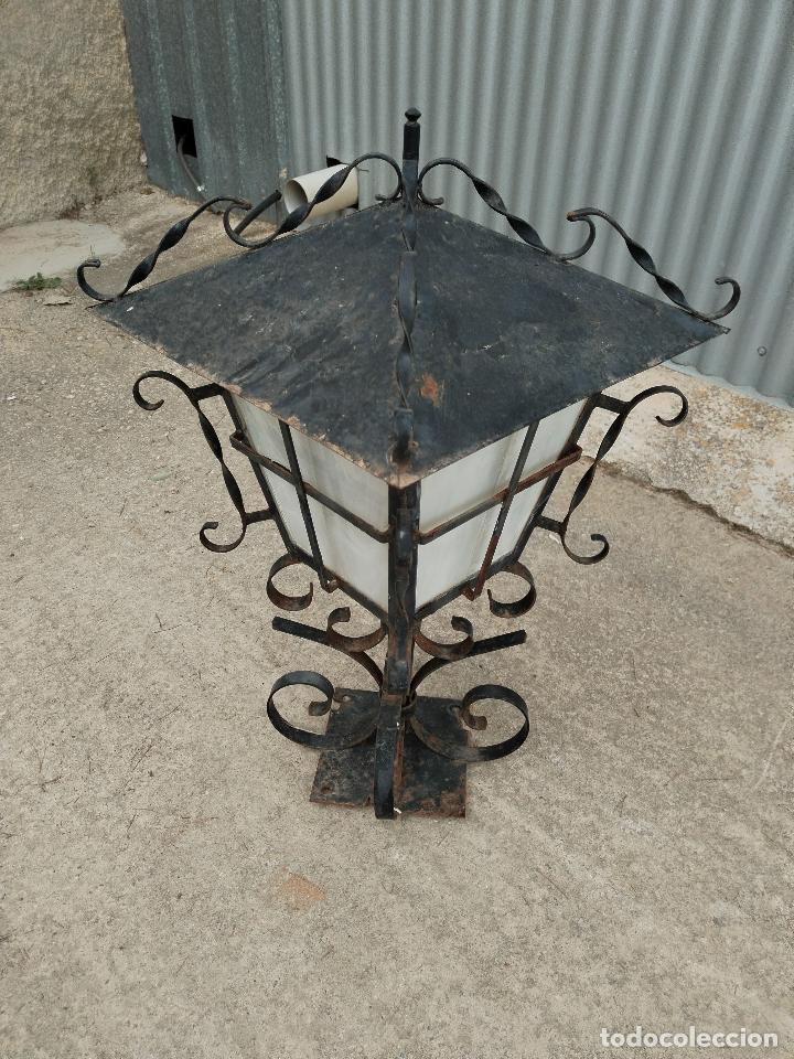 Antig&uuml;edades: farol grande de forja - Foto 5