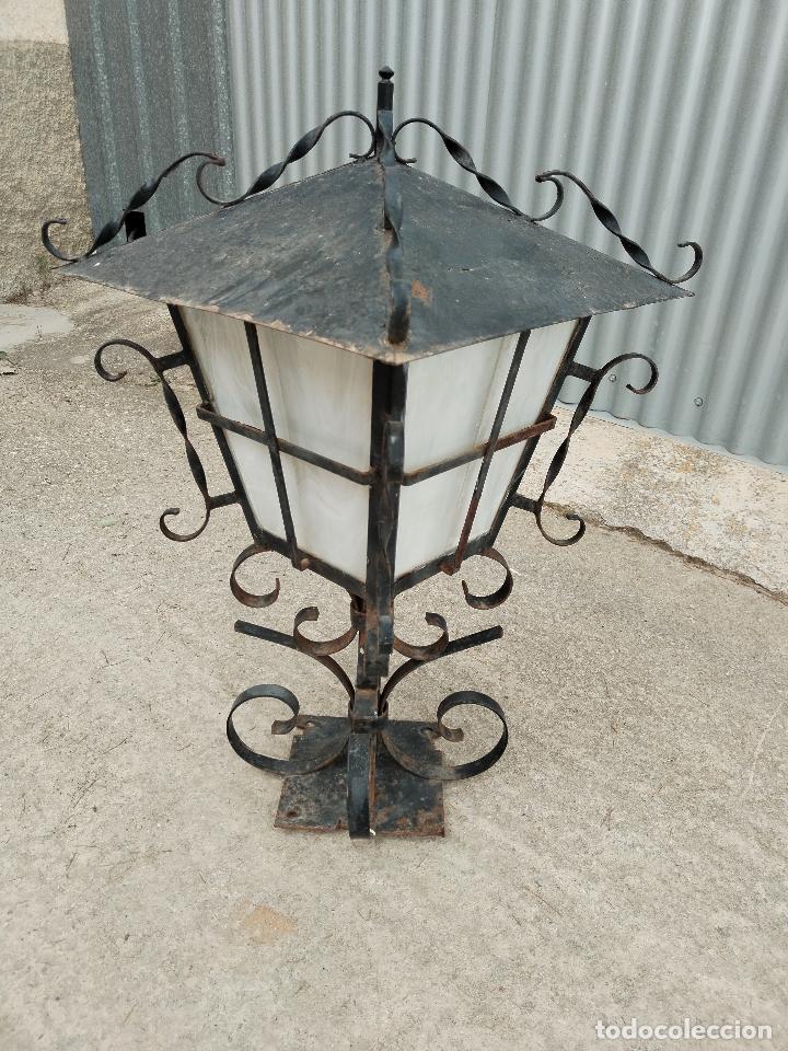 Antig&uuml;edades: farol grande de forja - Foto 6