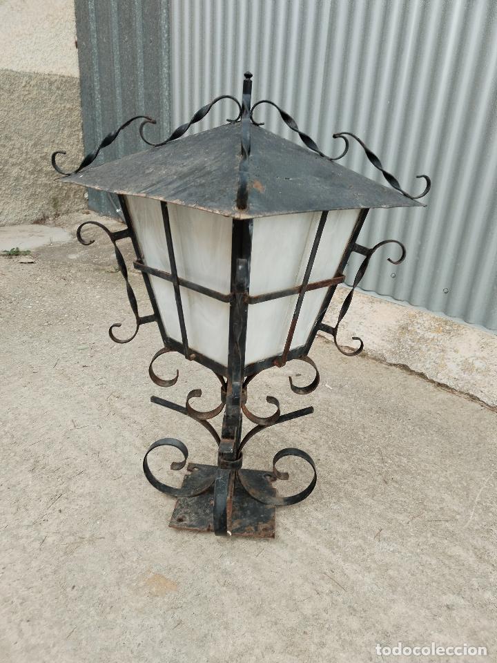 Antig&uuml;edades: farol grande de forja - Foto 7