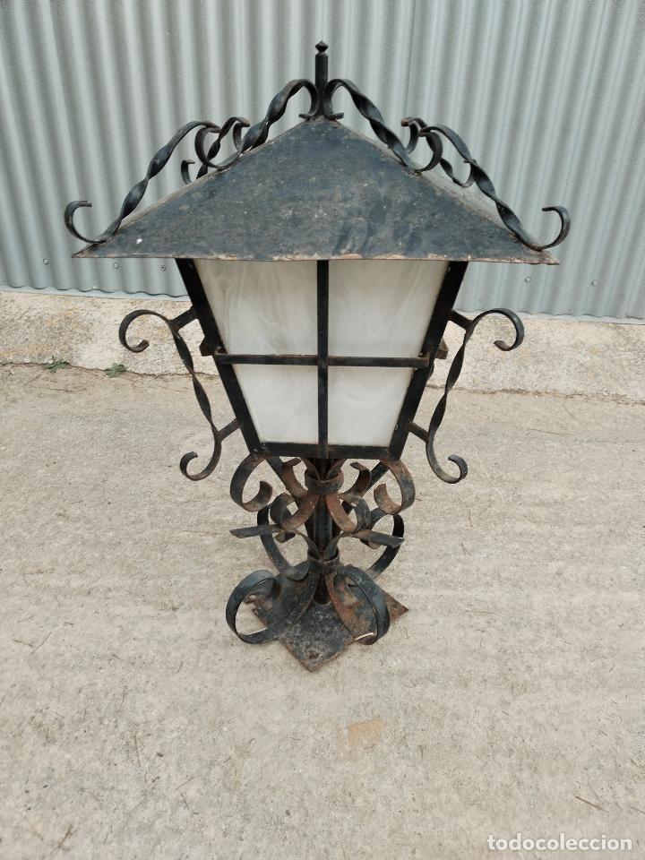 Antig&uuml;edades: farol grande de forja - Foto 9