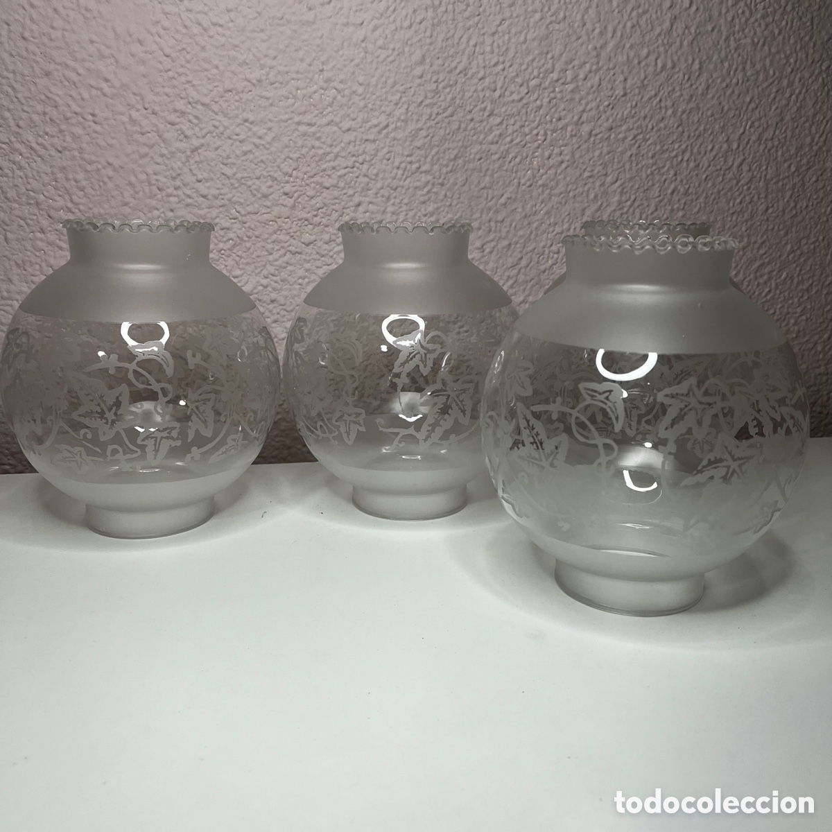 Antig&uuml;edades: Pack de cuatro tulipas - Foto 1