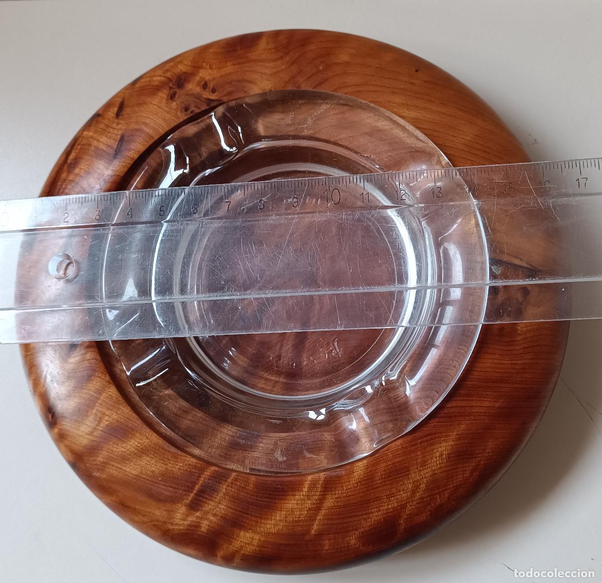 Antig&uuml;edades: PLATO DE MADERA DE UNA PIEZA. (Made in Turkey) - Foto 7