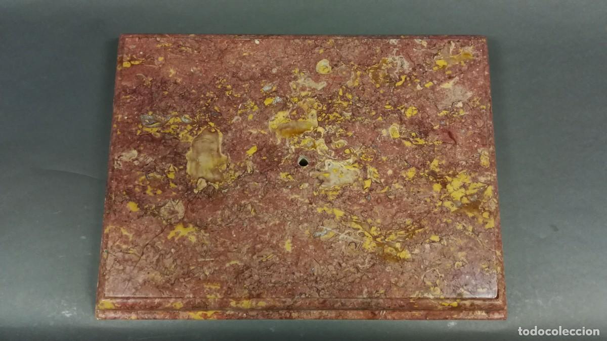 Antig&uuml;edades: BASE DE MARMOL ROSA GRANDE - Foto 2