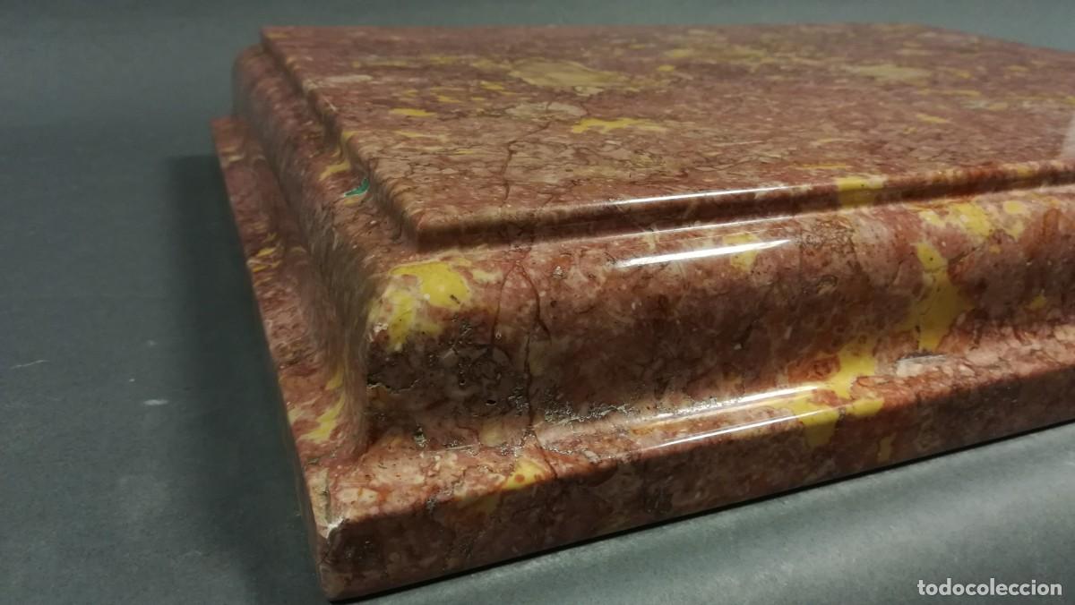 Antig&uuml;edades: BASE DE MARMOL ROSA GRANDE - Foto 3