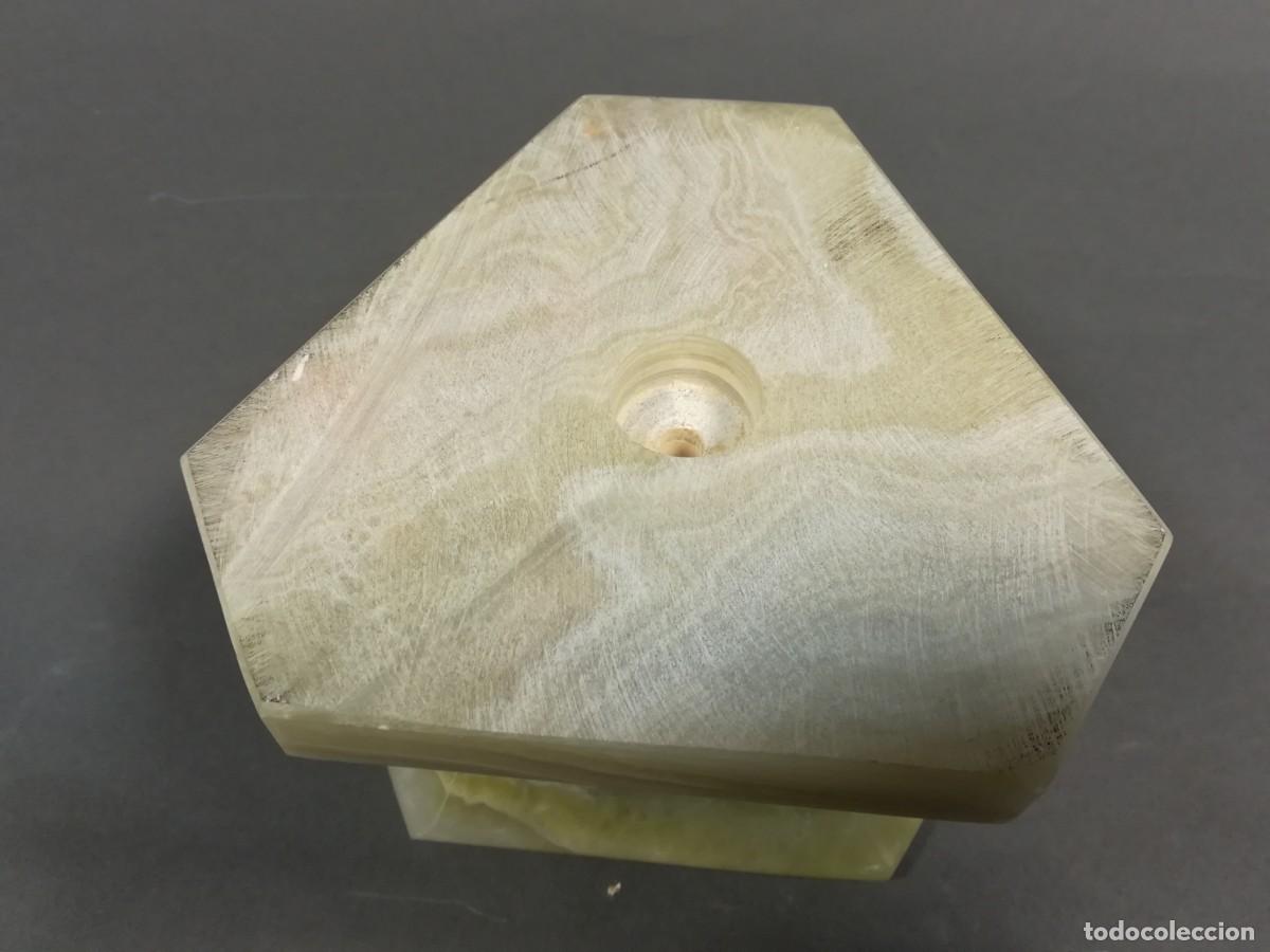 Antig&uuml;edades: BASE DE ONIX PAKISTAN DE FORMA HEXAGONAL TRIANGULAR - Foto 10