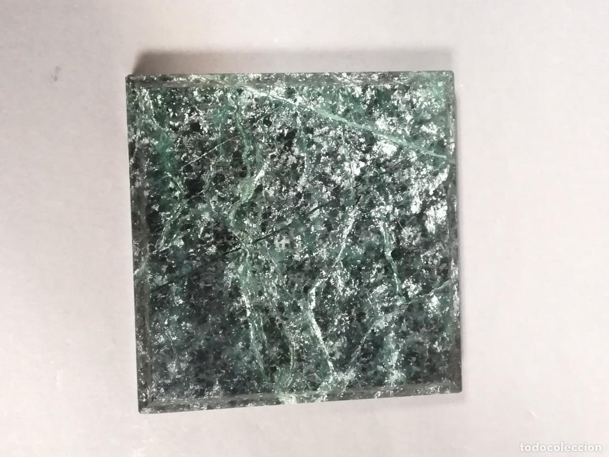 Antig&uuml;edades: BASE DE MARMOL VERDE DE MACAEL - Foto 4