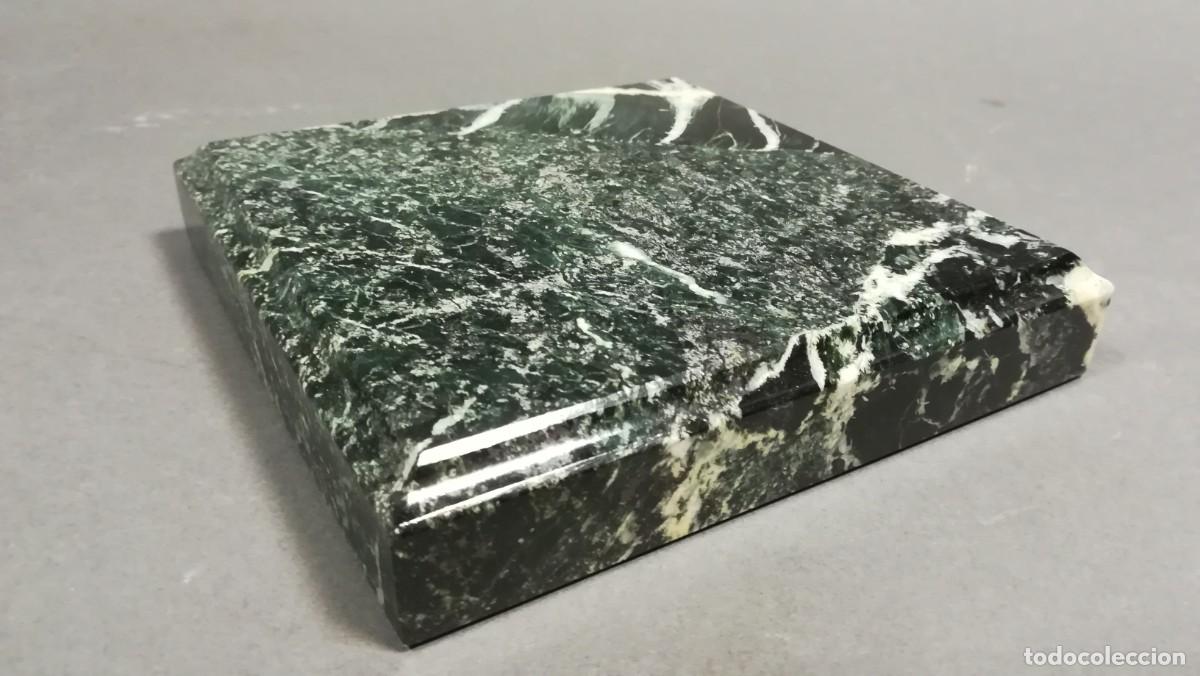 Antig&uuml;edades: BASE DE MARMOL VERDE DE MACAEL - Foto 7