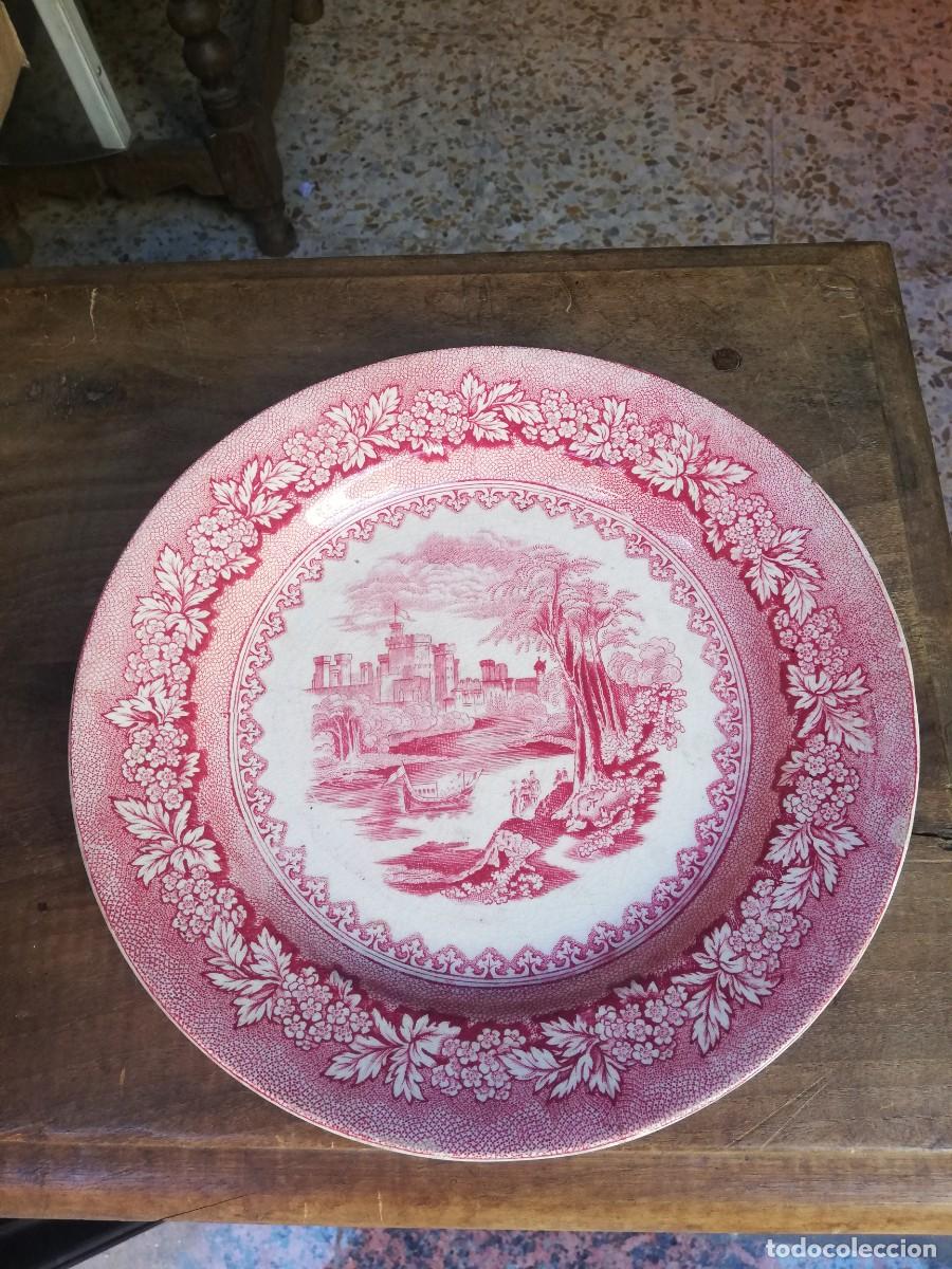 Antig&uuml;edades: PLATO DE LOZA DE SARGADELOS S. XIX - Foto 1