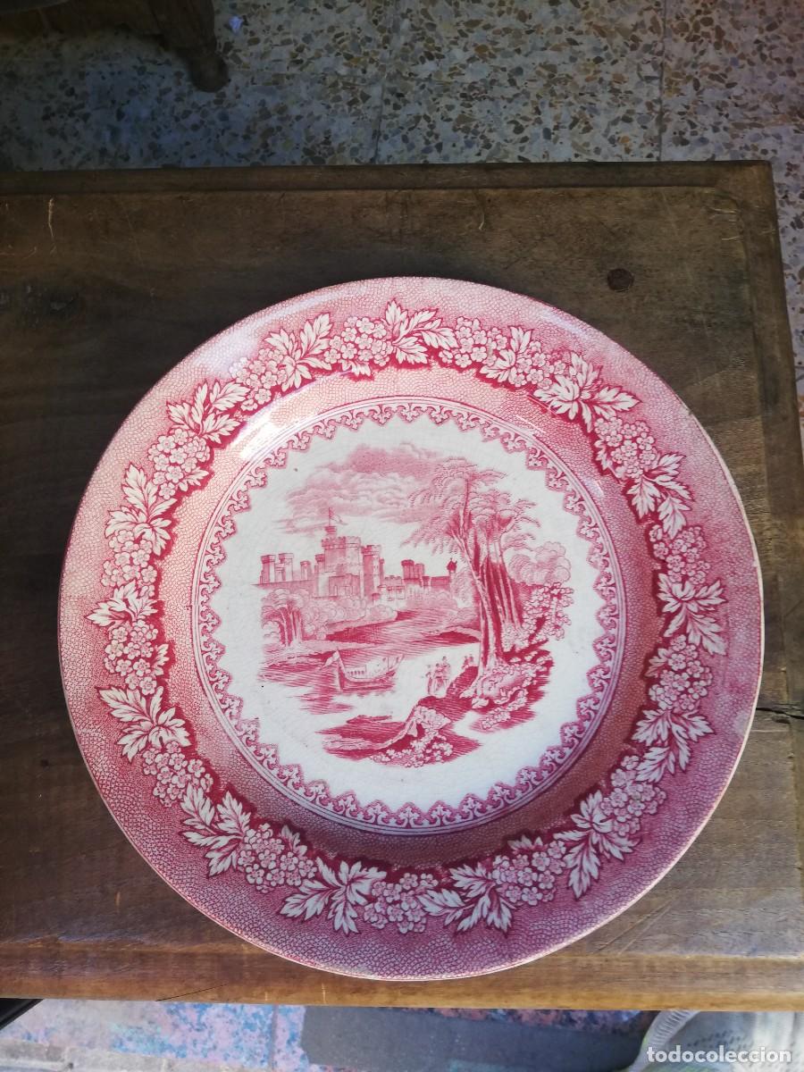 Antig&uuml;edades: PLATO DE LOZA DE SARGADELOS S. XIX - Foto 2