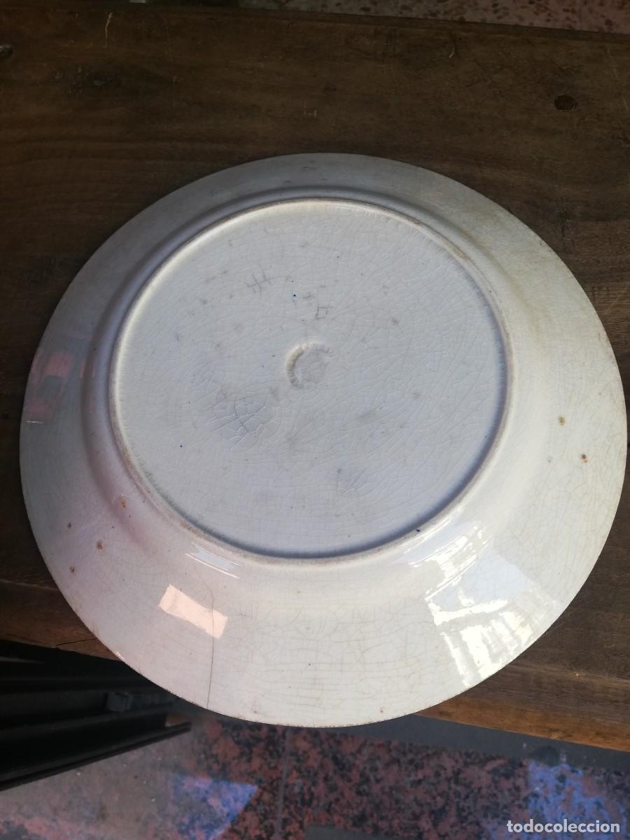 Antig&uuml;edades: PLATO DE LOZA DE SARGADELOS S. XIX - Foto 3