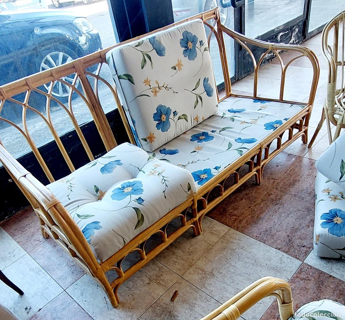 Antig&uuml;edades: Juego de terraza o jard&iacute;n de bambu. - Foto 2