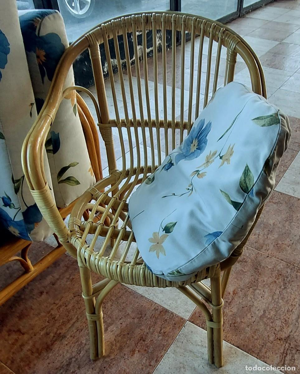 Antig&uuml;edades: Juego de terraza o jard&iacute;n de bambu. - Foto 4