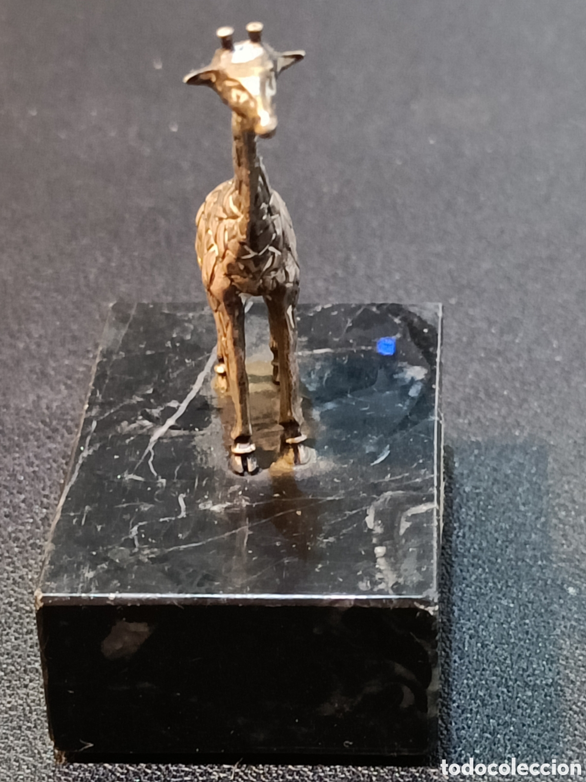 Antig&uuml;edades: Figura de jirafa de plata. - Foto 2