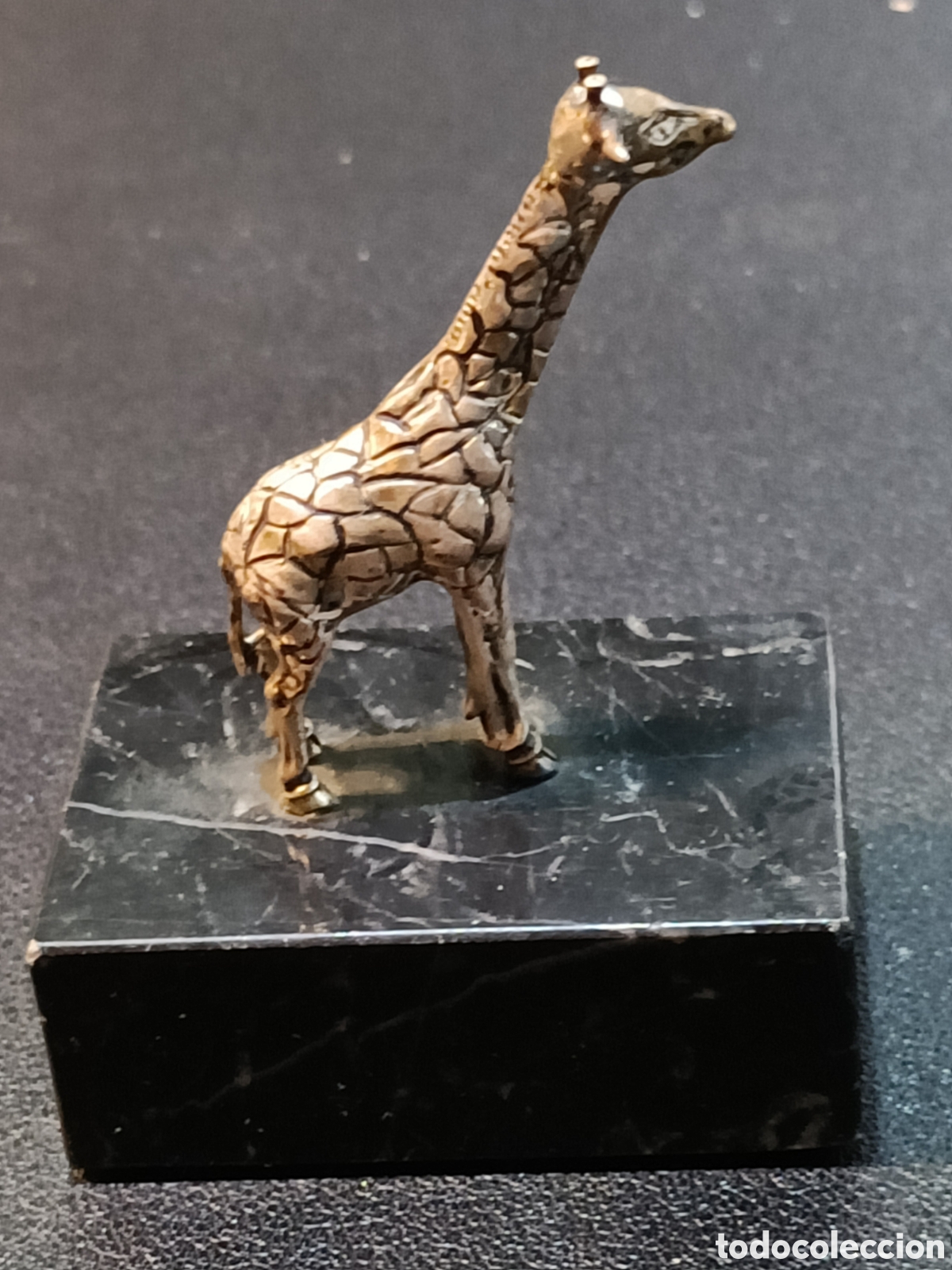 Antig&uuml;edades: Figura de jirafa de plata. - Foto 3