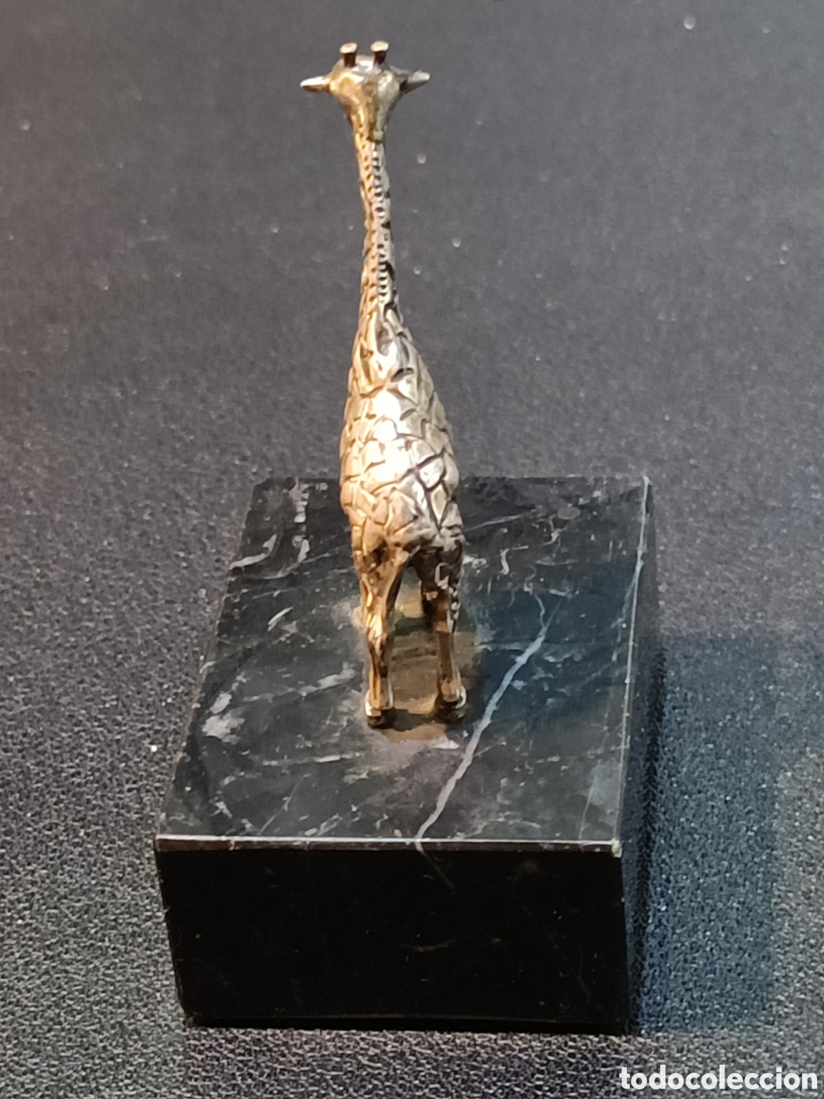 Antig&uuml;edades: Figura de jirafa de plata. - Foto 4