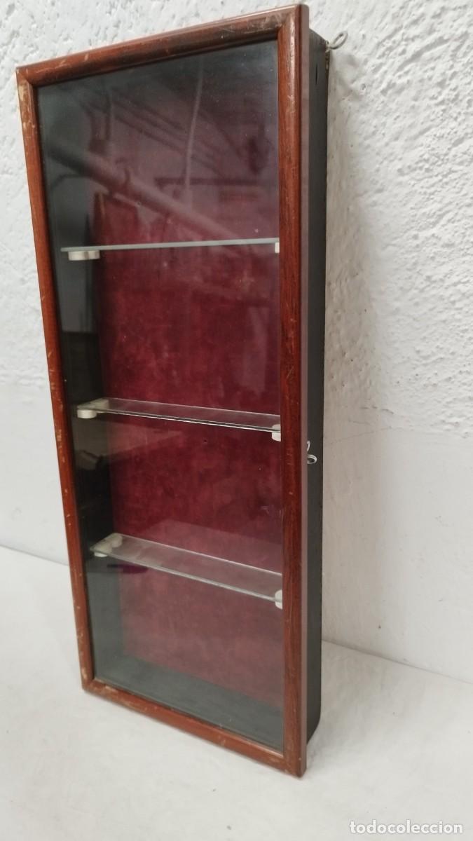 Antig&uuml;edades: Antigua Vitrina de Pared Tipo Expositora - Foto 4