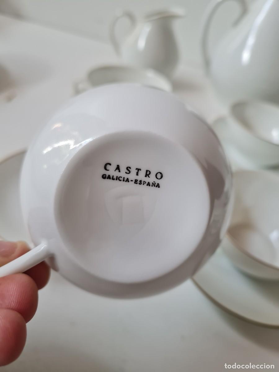Antig&uuml;edades: SARGADELOS -CASTRO JUEGO de cafe 6 servicios (con defectos) - Foto 3