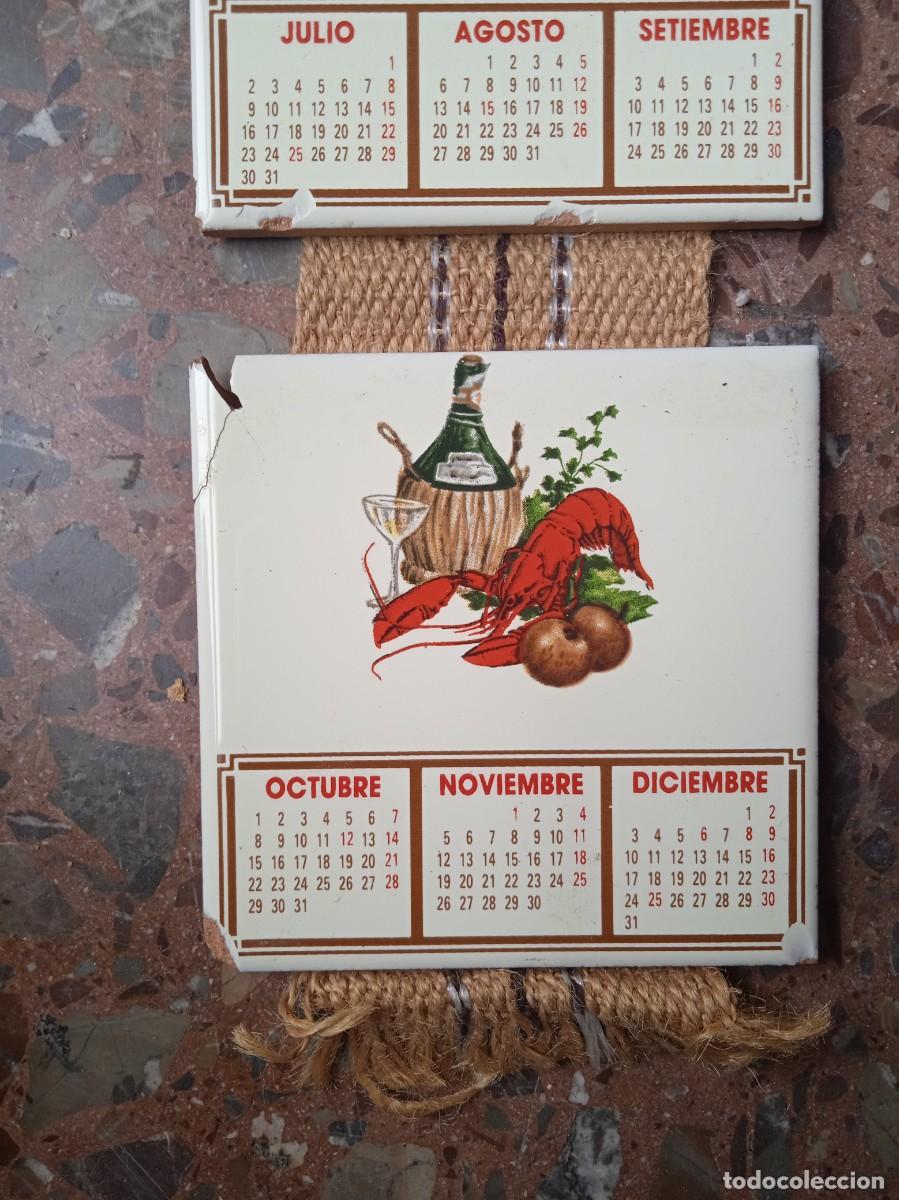 Antig&uuml;edades: Calendario en azulejos antiguo - Foto 4