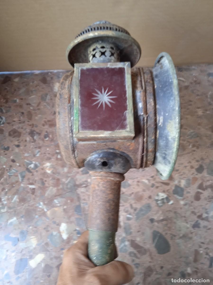 Antig&uuml;edades: Farol de carruaje - Foto 4