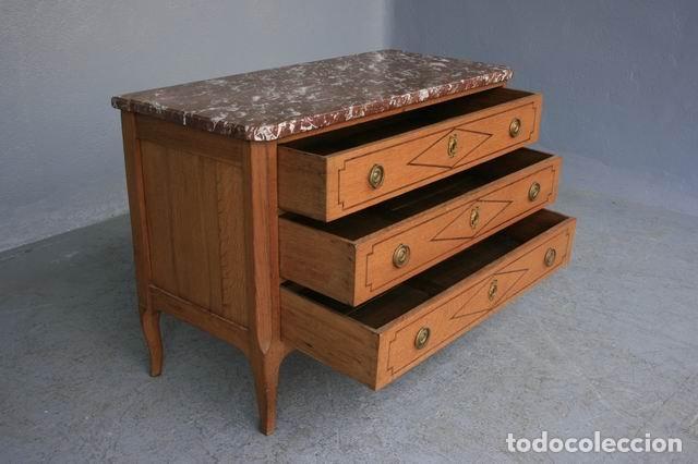 Antig&uuml;edades: Commode en ch&ecirc;ne clair d&eacute;poque Directoire - Foto 6