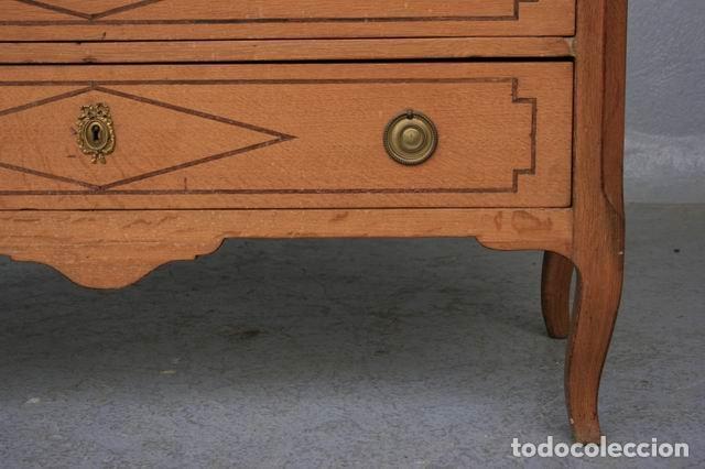 Antig&uuml;edades: Commode en ch&ecirc;ne clair d&eacute;poque Directoire - Foto 9