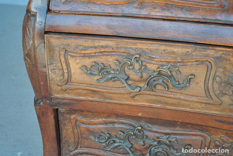 Antig&uuml;edades: Commode tombeau en noyer &eacute;poque XVIII&egrave;me - Foto 7