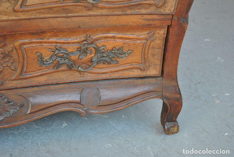 Antig&uuml;edades: Commode tombeau en noyer &eacute;poque XVIII&egrave;me - Foto 10