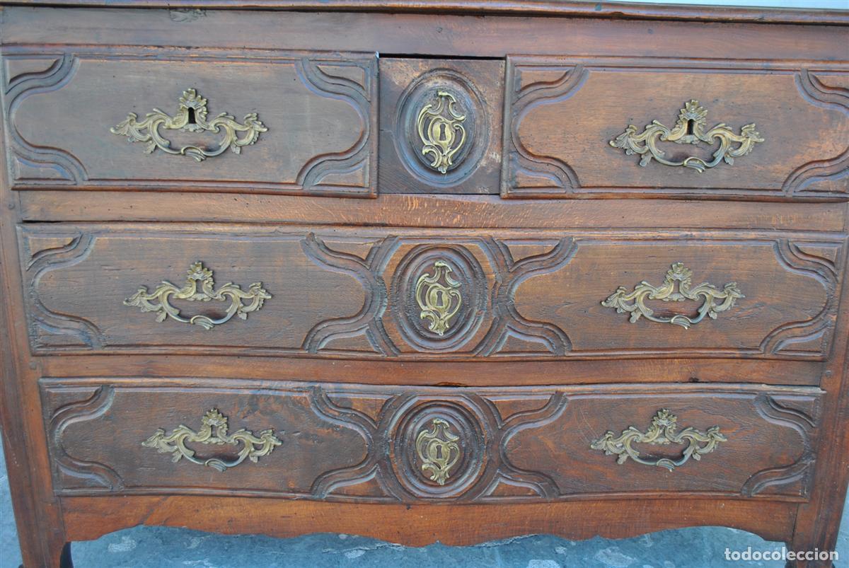 Antig&uuml;edades: Commode galb&eacute;e en h&ecirc;tre &eacute;poque XVIII&egrave;me - Foto 3