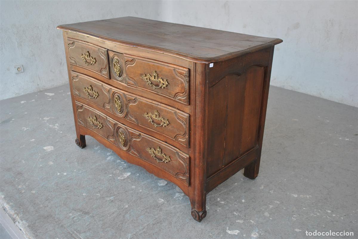 Antig&uuml;edades: Commode galb&eacute;e en h&ecirc;tre &eacute;poque XVIII&egrave;me - Foto 8