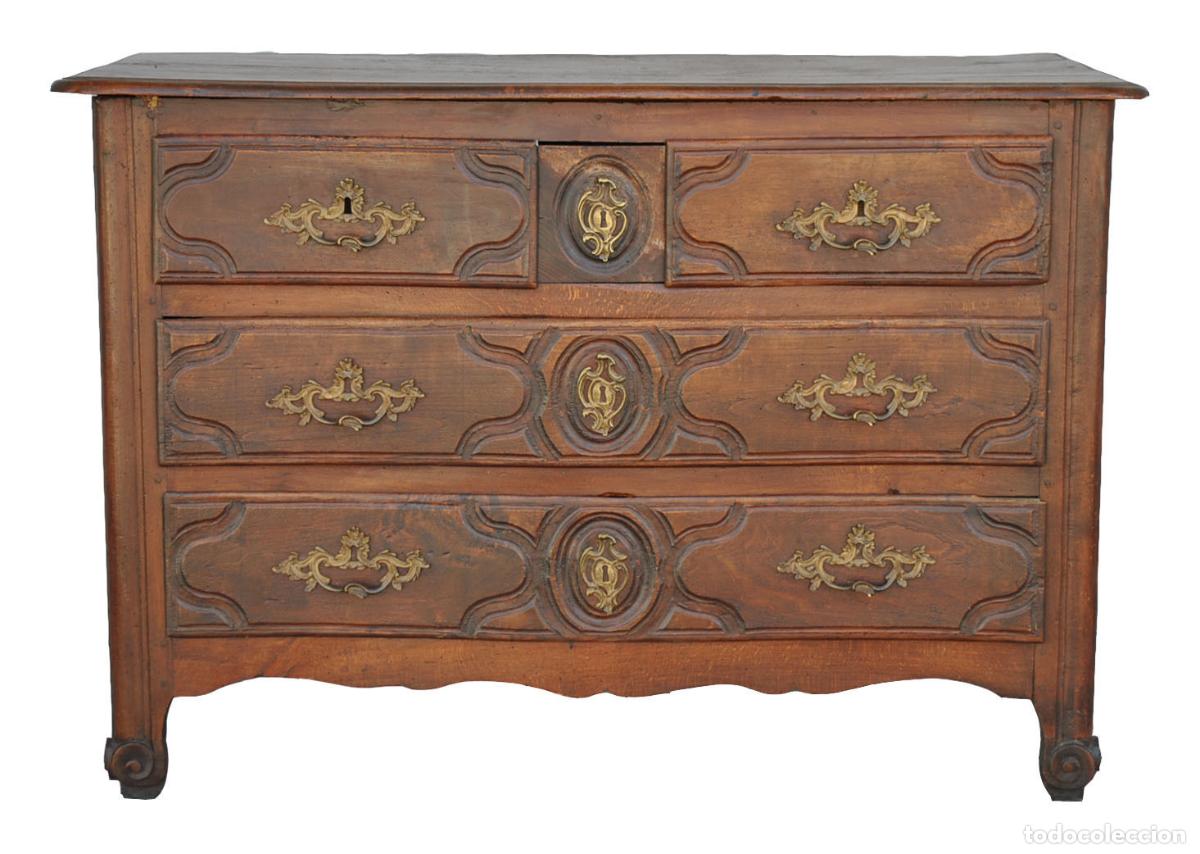 Antig&uuml;edades: Commode galb&eacute;e en h&ecirc;tre &eacute;poque XVIII&egrave;me - Foto 9