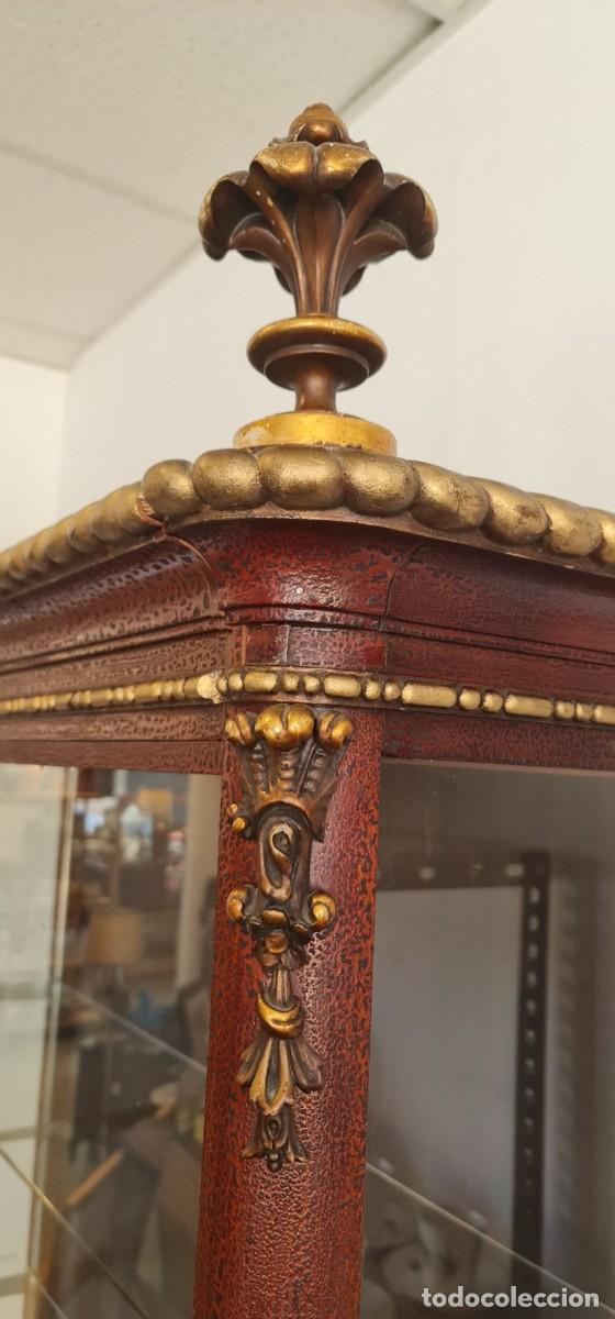 Antig&uuml;edades: Vitrina de Caoba Alfonsina - Foto 6