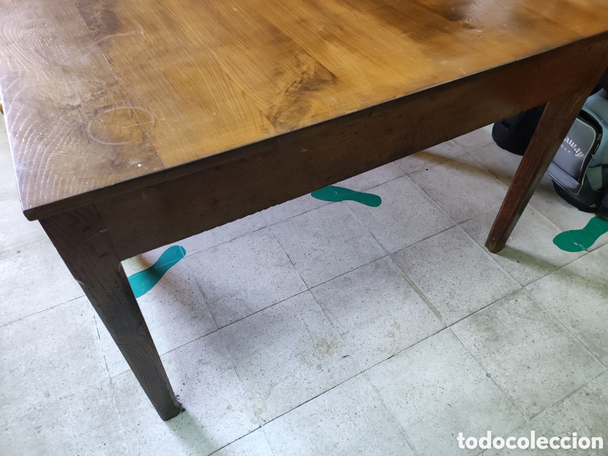 Antig&uuml;edades: Mesa con dos cajones laterales - Foto 3