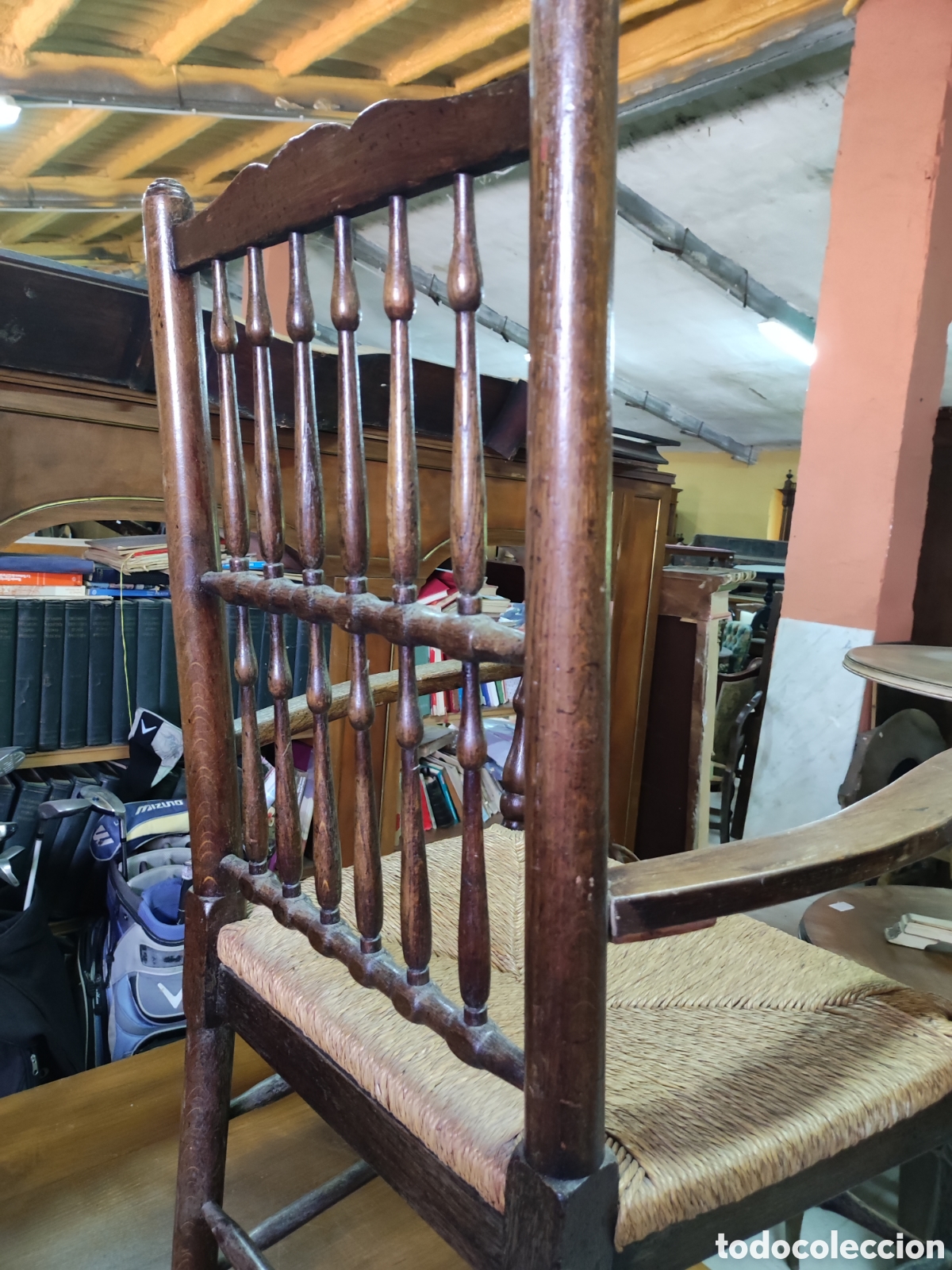 Antig&uuml;edades: Sill&oacute;n rustico - Foto 4