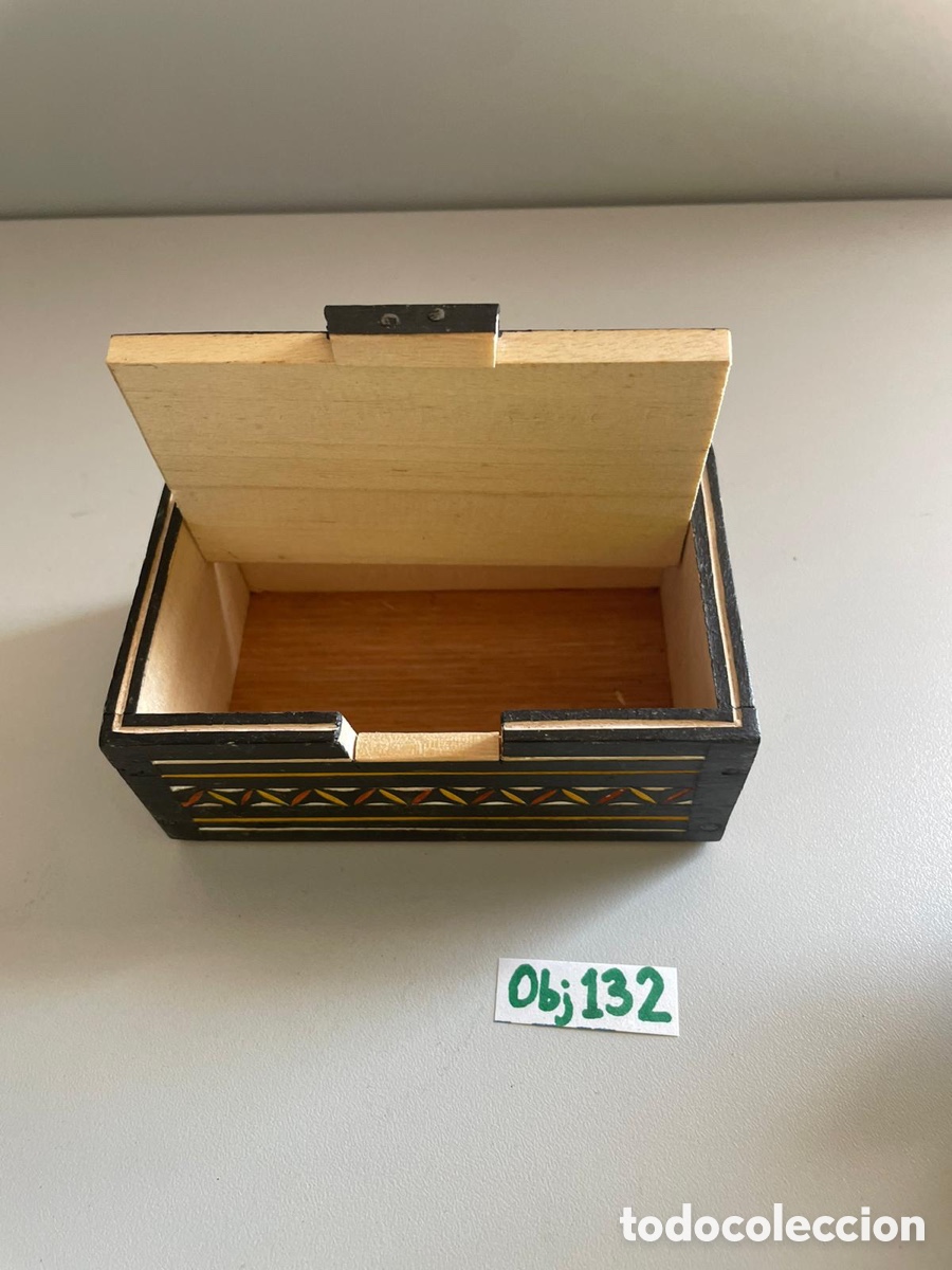 Antig&uuml;edades: Caja joyero marqueteria - Foto 2