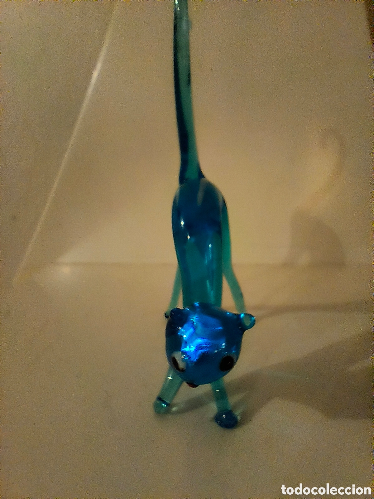 Antig&uuml;edades: Cristal de Murano. Gato - Foto 6