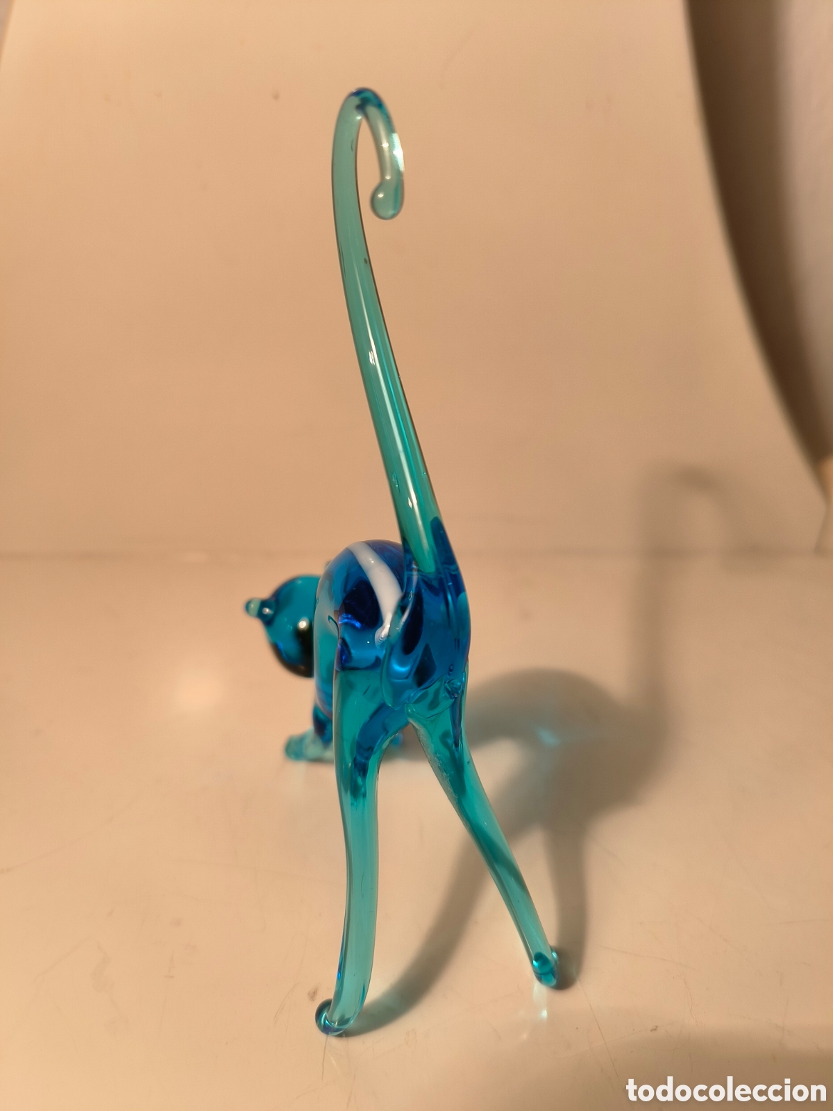Antig&uuml;edades: Cristal de Murano. Gato - Foto 3